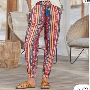Sundance Jessenia boho joggers - EUC